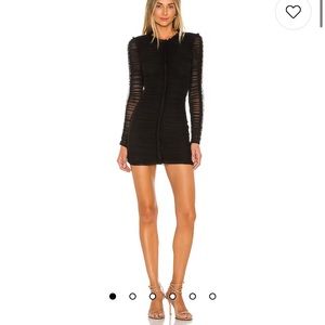 NBD Las Olas Black Mini Dress (XS)